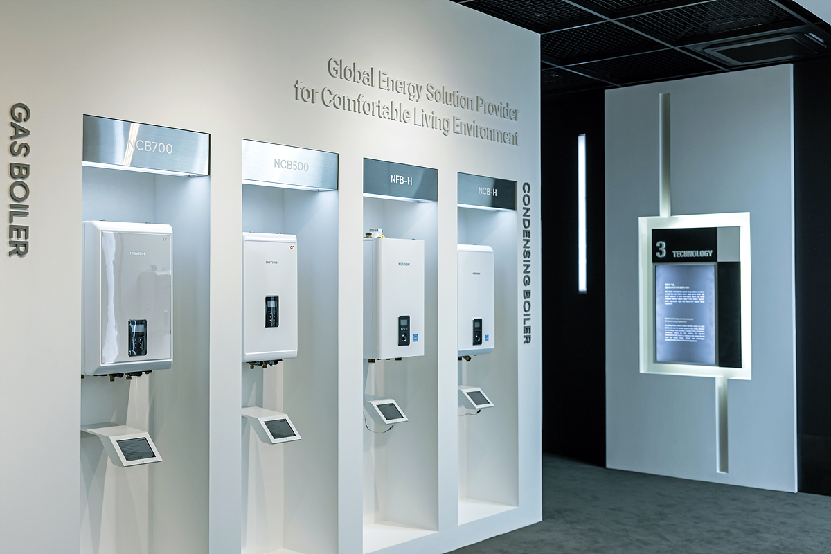 KCC실리콘 제품을 활용하여 개발된 ㈜경동나비엔의 제품. 경동나비엔은 북미 가정용 콘덴싱 온수기 1위, 러시아 가정용 벽걸이 보일러 1위를 꾸준히 지키며, 글로벌 매출 비중만 70%에 육박한다.