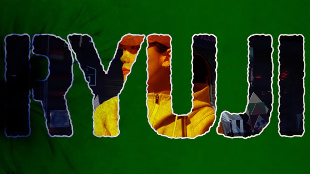 KCC 셔터아트 프로젝트에 참여한 드롤, 류지, 이원경, 김카이아, 보얀(왼쪽부터)