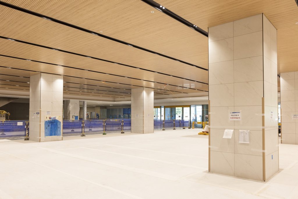 삼성전자 평택캠퍼스의 새로운 랜드마크가 될 평택 사무3동 신축 현장