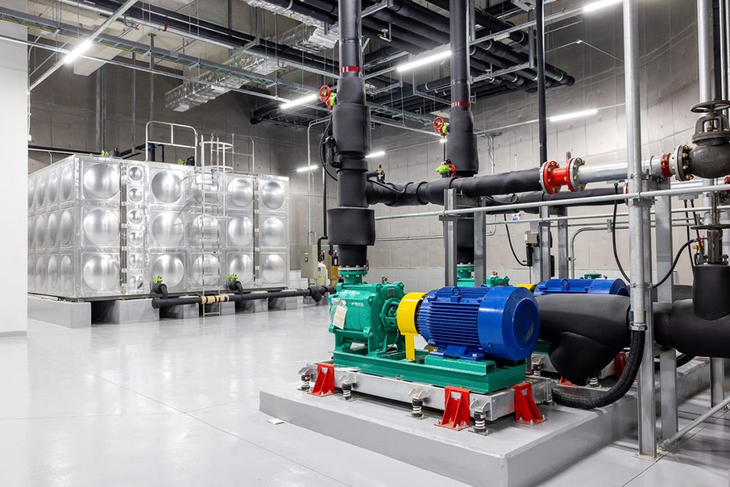 KCC의 제품을 적용해 물류센터 화재 이슈에 대응하는 효율성을 높인 소방시설