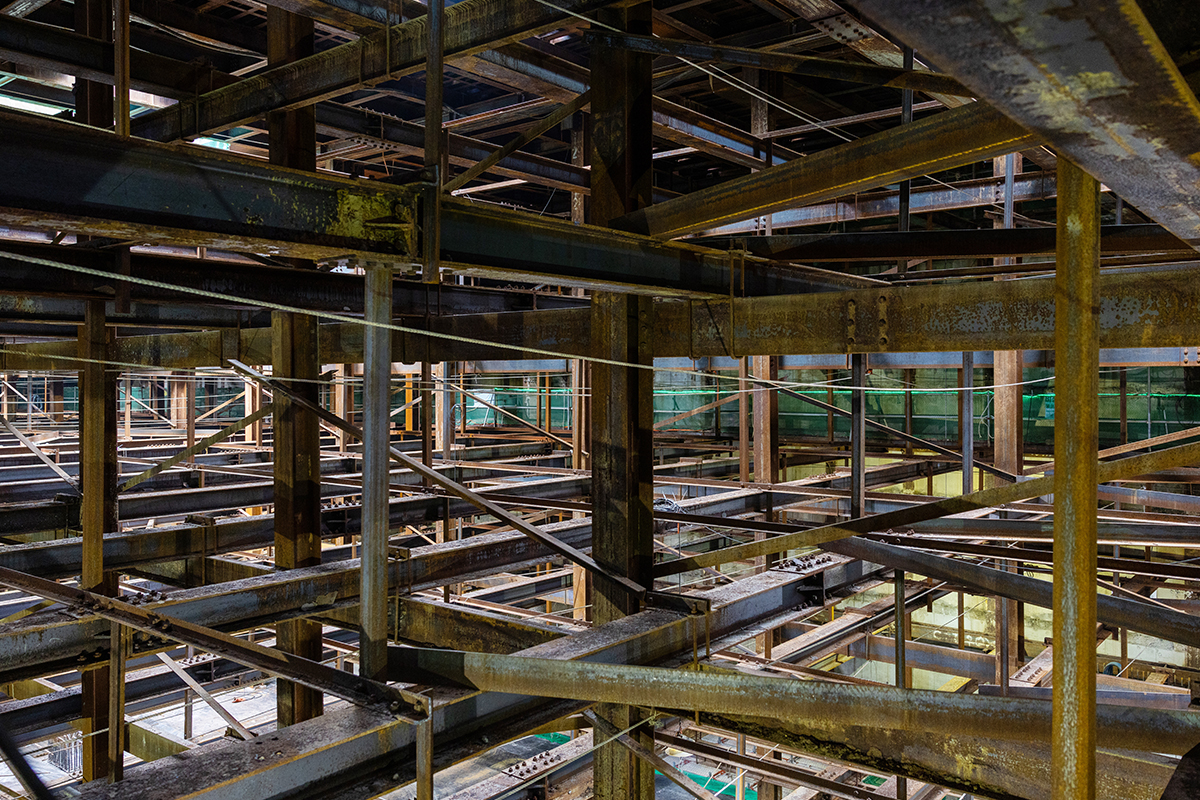 지역 교통의 편의성을 높여줄 서울지하철 7호선 청라2공구 현장.