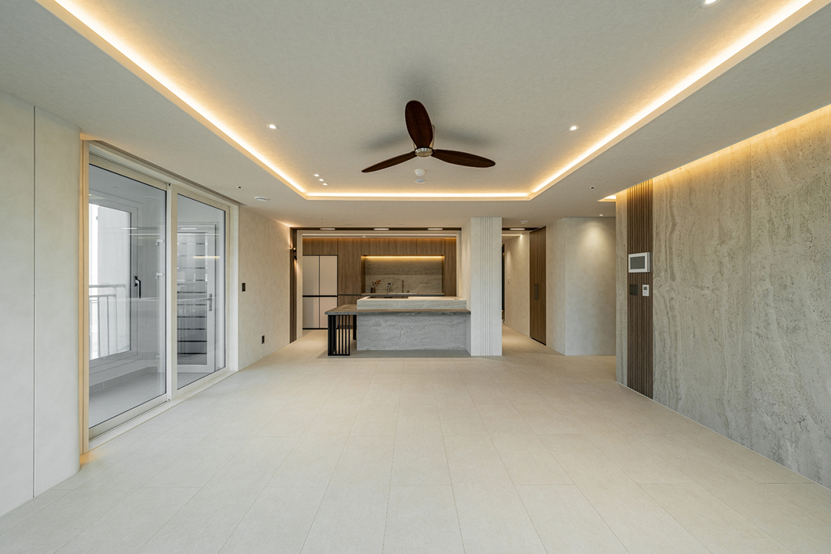 에테르노디자인이 시공한 거실