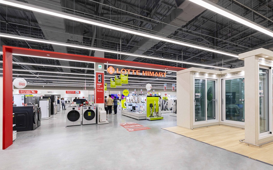 Read more about the article KCC글라스 홈씨씨 인천·수원점에 롯데하이마트 입점</br>인테리어부터 가전까지 원스톱 쇼핑 구현