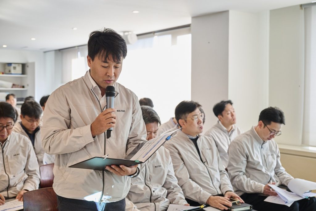 실적 발표에서 전사 매출 등 주요 항목과 각 본부별 3분기 실적 및 4분기 목표, 전략을 공유했다.