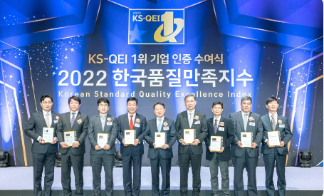 Read more about the article KCC, KS-QEI 5개 부문 1위 선정