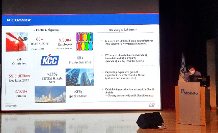 Read more about the article KCC, 만도 Tech-day 참가