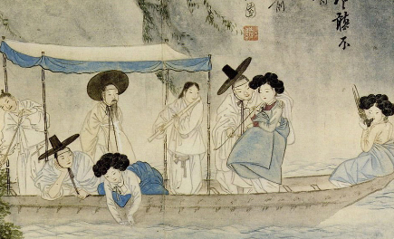 Read more about the article [KCC 컬러 캔버스] 신윤복의 붓끝에서 피어난 ‘色’다른 풍경