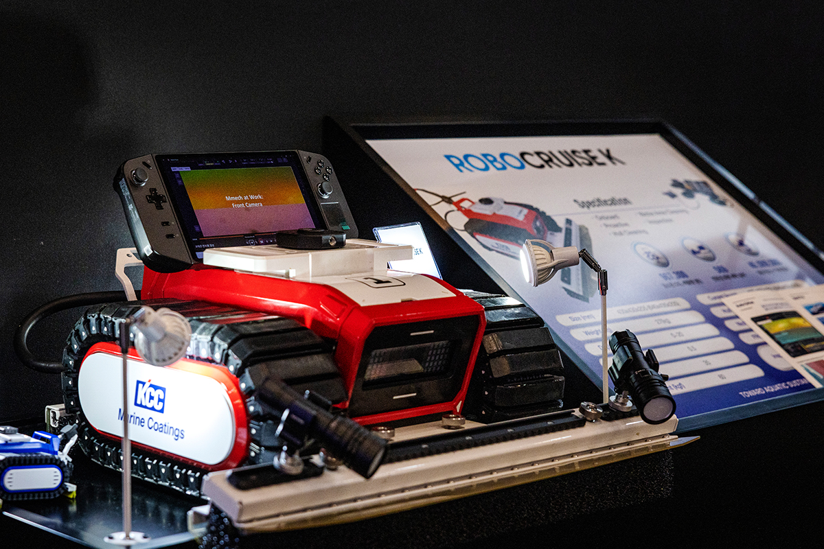 이날 전시회에서 공개된 로보크루즈K가 해외 선주사들의 높은 관심을 끌었다.