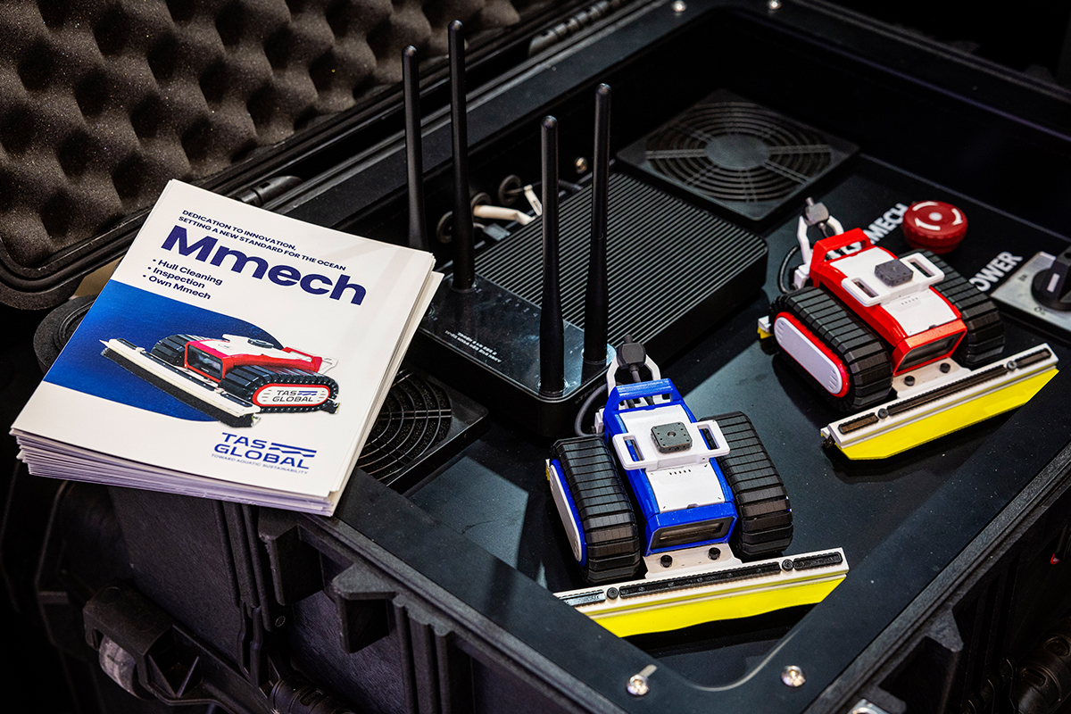 이날 전시회에서 공개된 로보크루즈K가 해외 선주사들의 높은 관심을 끌었다.