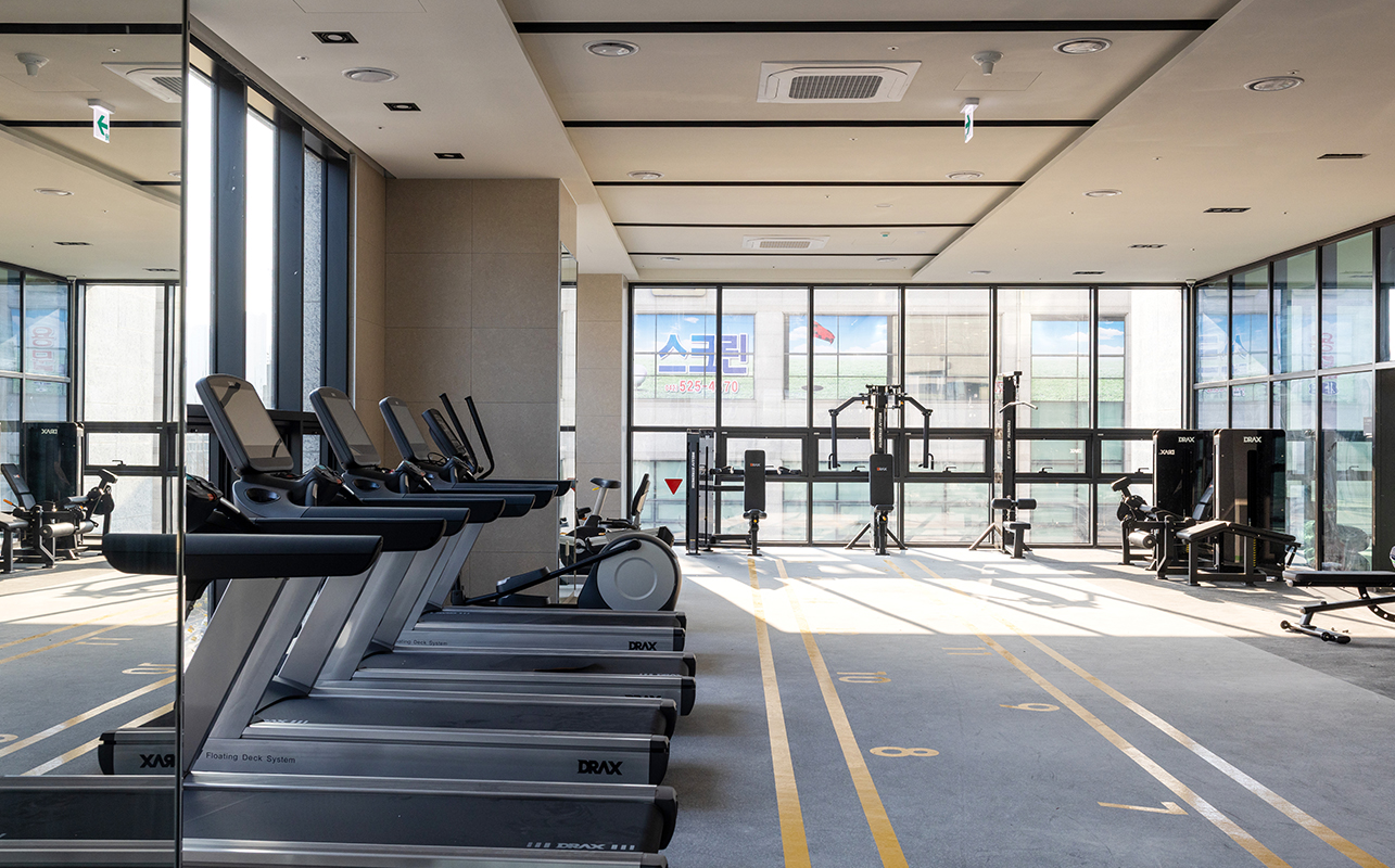 대전 에테르 스위첸은 전망뿐 아니라 입주민의 편의를 위한 다양한 시설들이 자리하고 있다.