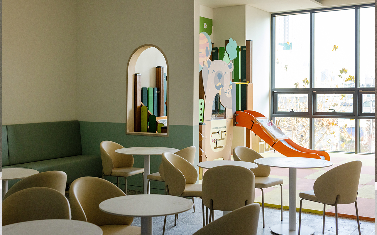 대전 에테르 스위첸은 전망뿐 아니라 입주민의 편의를 위한 다양한 시설들이 자리하고 있다.