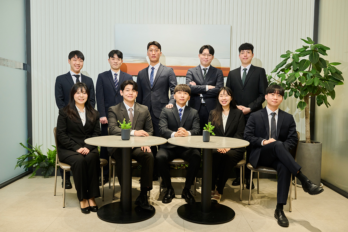 올해 KCC건설에 입사한 신입사원들