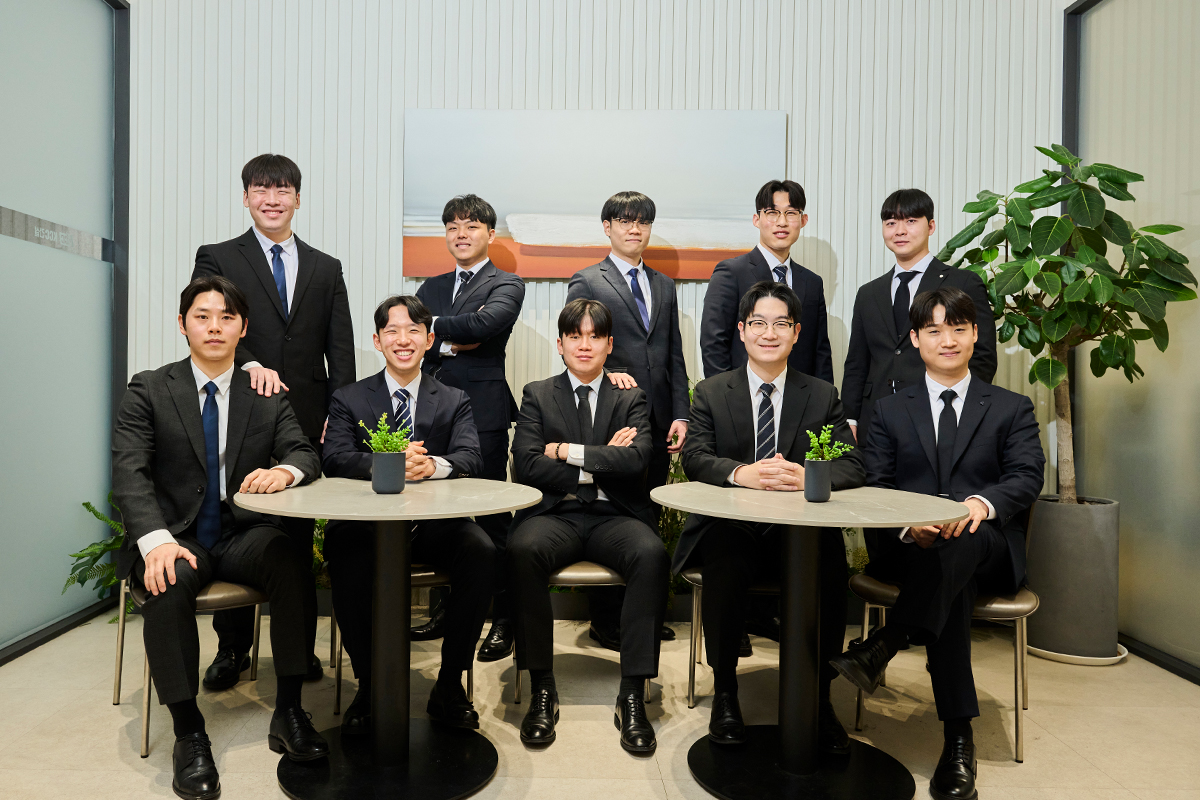 올해 KCC건설에 입사한 신입사원들