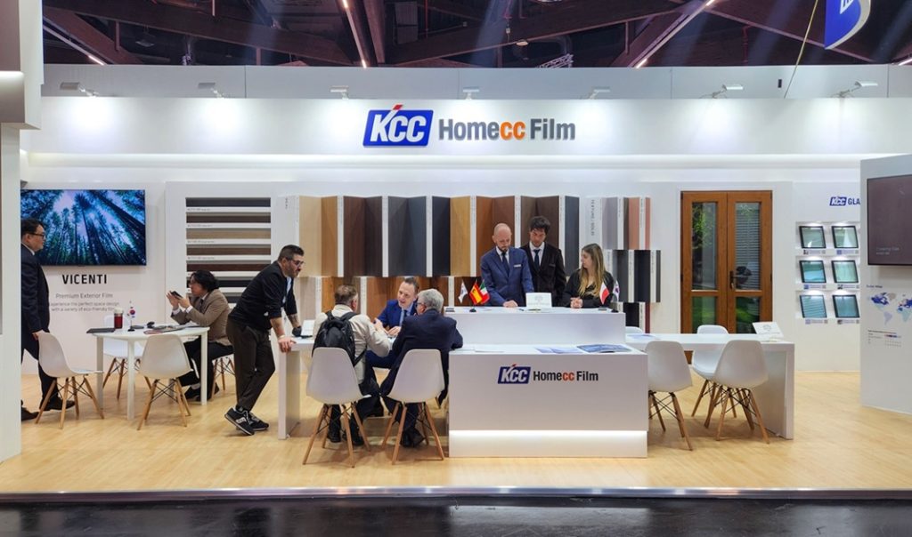 '펜스터바우 프론탈레 2026'전시회에 마련된 홈씨씨 부스